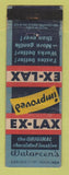Matchbook Cover - Ex Lax Laxative WEAR