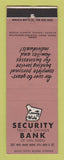 Matchbook Cover - Security Trust Savings Bank San Diego CA WEAR