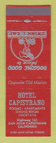 Matchbook Cover - Hotel Capistrano San Juan Capistrano CA
