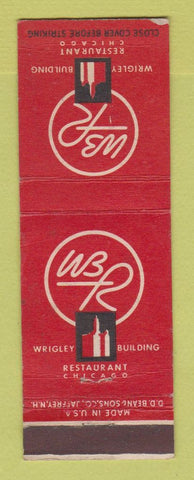 Matchbook Cover - Wrigley Building Restaurant Chicago IL WEAR