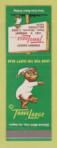 Matchbook Cover - Travel Lodge Motel Hollywood CA