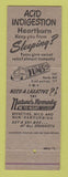 Matchbook Cover - Tums Antacid German Boar