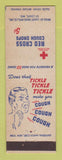 Matchbook Cover - Red Cross Cough Drops St Louis MO