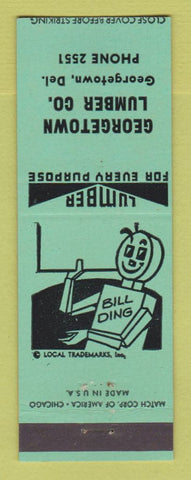 Matchbook Cover - Georgetown Lumber Company Georgetown DE
