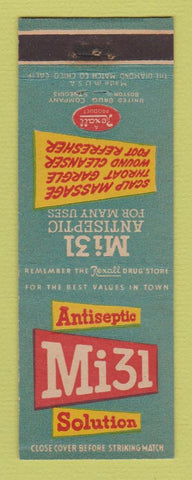 Matchbook Cover - Mi 31 Antiseptic