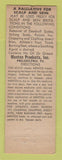 Matchbook Cover - Mentos for Hair Scalp Skin product Philadelphia PA