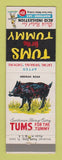 Matchbook Cover - Tums Antacid German Boar