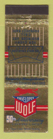 Matchbook Cover - Wolf Envelopes Cleveland OH 1949