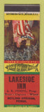 Matchbook Cover - Lakeside Inn Boiling Springs PA