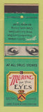 Matchbook Cover - Murine Eye Drops Cleaners