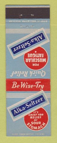 Matchbook Cover - Alka Seltzer Antacid
