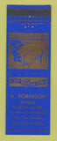 Matchbook Cover - A Robinson Jewelry Cleveland OH