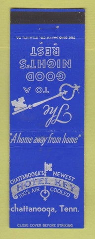 Matchbook Cover - Hotel Key Chattanooga TN