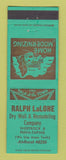 Matchbook Cover - Ralph LaLone Dry Wall Remodeling