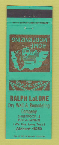 Matchbook Cover - Ralph LaLone Dry Wall Remodeling