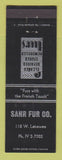 Matchbook Cover - Sahr Fur Cleaning Repair Lansing MI