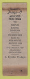 Matchbook Cover - Freeze O for Skin Irritation Baltimore MD WEAR