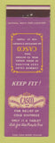 Matchbook Cover - Casco Laxatives Analgesic for Colds drug
