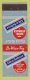 Matchbook Cover - Alka Seltzer Antacid