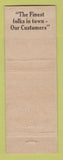 Matchbook Cover - Webb City Recreation Billiards Webb City MO