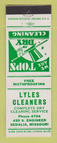 Matchbook Cover - Lyles Cleaners Sedalia MO