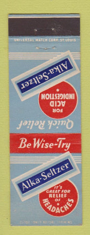 Matchbook Cover - Alka Seltzer Antacid