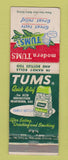 Matchbook Cover - Tums Antacid  Nature's Remedy Laxative WEAR
