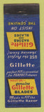 Matchbook Cover - Gillette Razor Blades WEAR