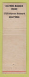 Matchbook Cover - Citizens National Bank of Los Angeles CA Hollywood WEAR