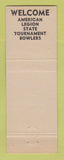 Matchbook Cover - Franklin House New London WI