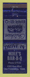 Matchbook Cover - Mike's BBQ Chattanooga TN WEAR