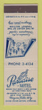 Matchbook Cover - Paradise Motel Niagara Falls NY