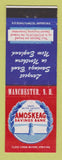 Matchbook Cover - Amoskeag Savings Bank Manchester NH DD Bean