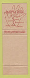 Matchbook Cover - Monon Hoosier Line Railroad