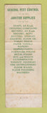 Matchbook Cover - Sturgeon Pest Control Louisville KY WEAR