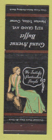 Matchbook Cover - Grand Avenue Buffet Kansas City MO girlie