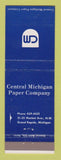 Matchbook Cover - Central Michigan Paper Company Grand Rapids MI