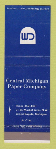 Matchbook Cover - Central Michigan Paper Company Grand Rapids MI
