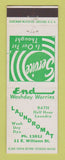 Matchbook Cover - Laundromat NO TOWN