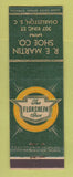 Matchbook Cover - Florsheim Shoes RE Martin Charleston SC feature