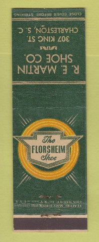 Matchbook Cover - Florsheim Shoes RE Martin Charleston SC feature