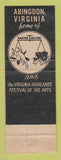 Matchbook Cover - Martha Washington Inn Abingdon VA WEAR
