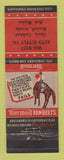 Matchbook Cover - Thermoid Fan Belts Auto Parts Clovis Carlsbad Roswell NM