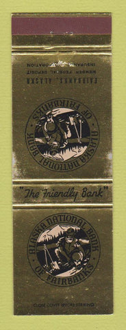 Matchbook Cover - Alaska National Bank Fairbanks AK WEAR