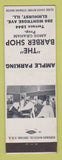 Matchbook Cover - The Barber Shop Elmhurst IL Amos Graham