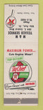 Matchbook Cover - M&M Texaco oil gas Villa Park IL WEAR