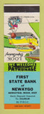 Matchbook Cover - First State Bank Newaygo MI