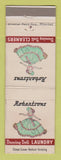 Matchbook Cover - Robertsons Dancing Doll Laundry girlie Sault Ste Marie MI