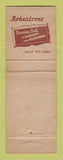 Matchbook Cover - Robertsons Dancing Doll Laundry girlie Sault Ste Marie MI