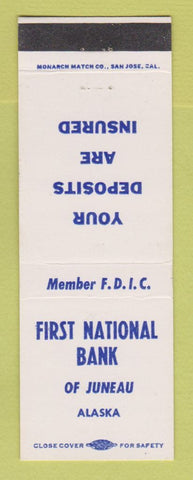 Matchbook Cover - First National Bank Juneau AK